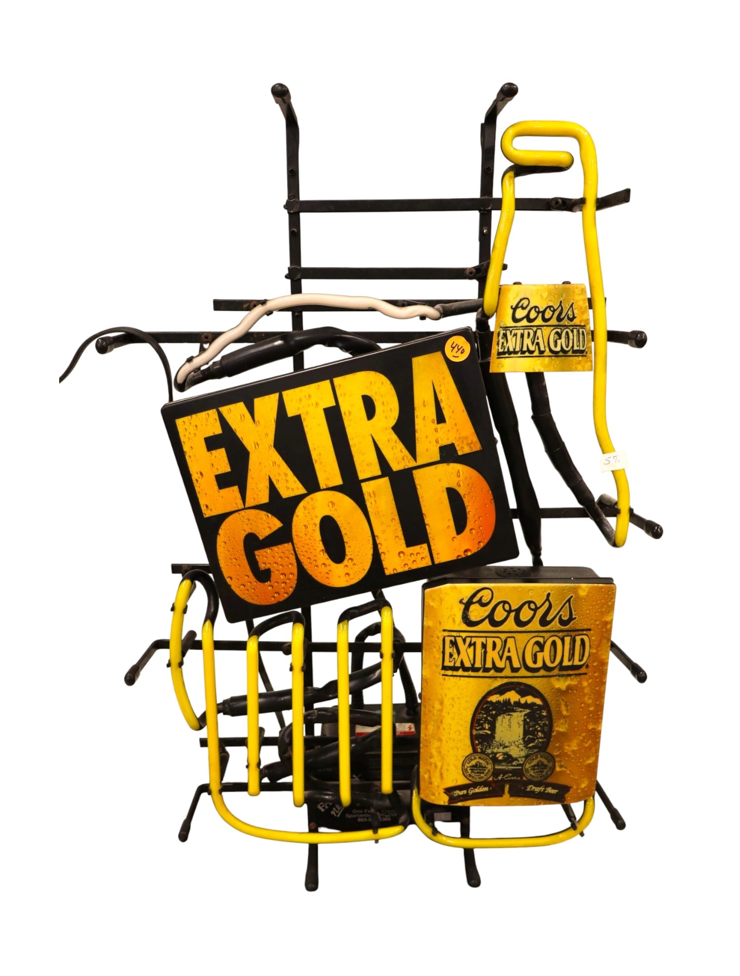 Vintage Coors Extra Gold Neon Beer Bar Sign Working (1 of 4)