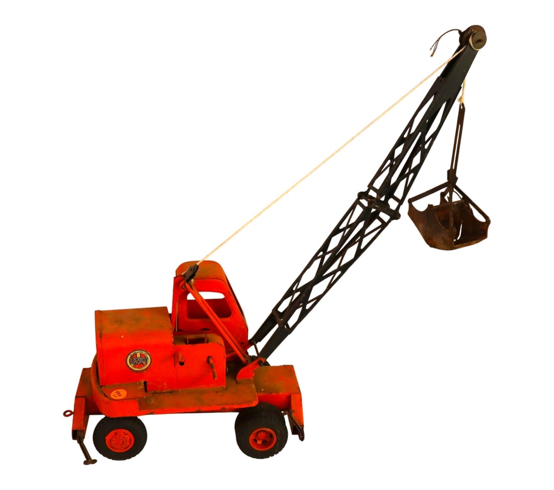 Vintage Doepke Model Toys Pressed Steel Unit Crane (1 of 8)