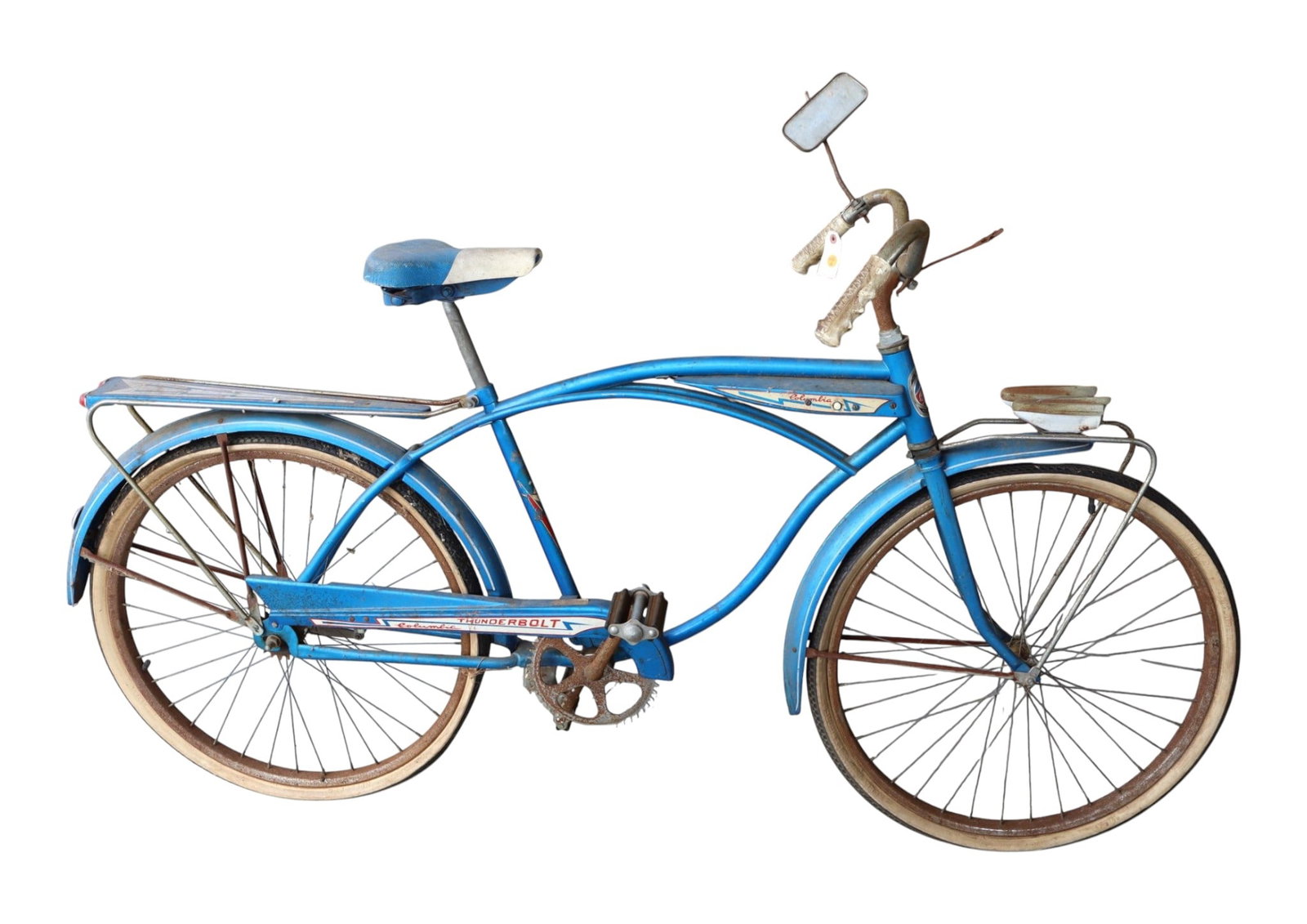 Vintage 1960s Columbia Thunderbolt Tank Bicycle (1 of 9)