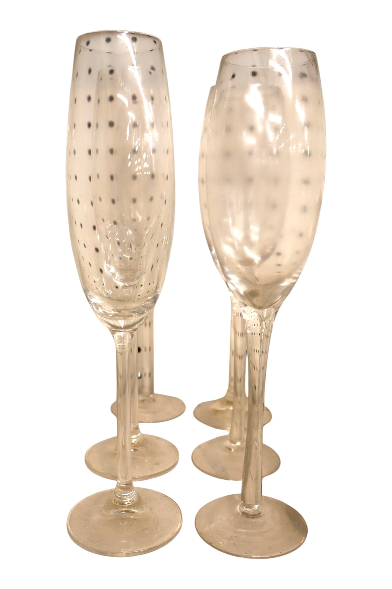 Lot 6 Vintage Mikasa Park Lane Crystal Stemware (1 of 2)