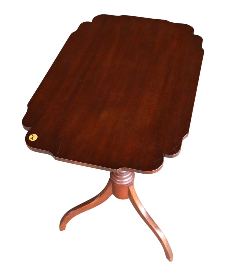 Antique spider leg tilt top candle stand (1 of 5)
