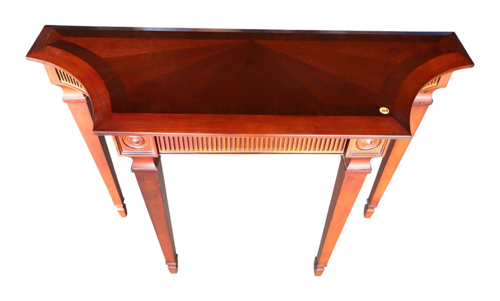 Vintage Bombay 1 drawer cherry console table (1 of 6)