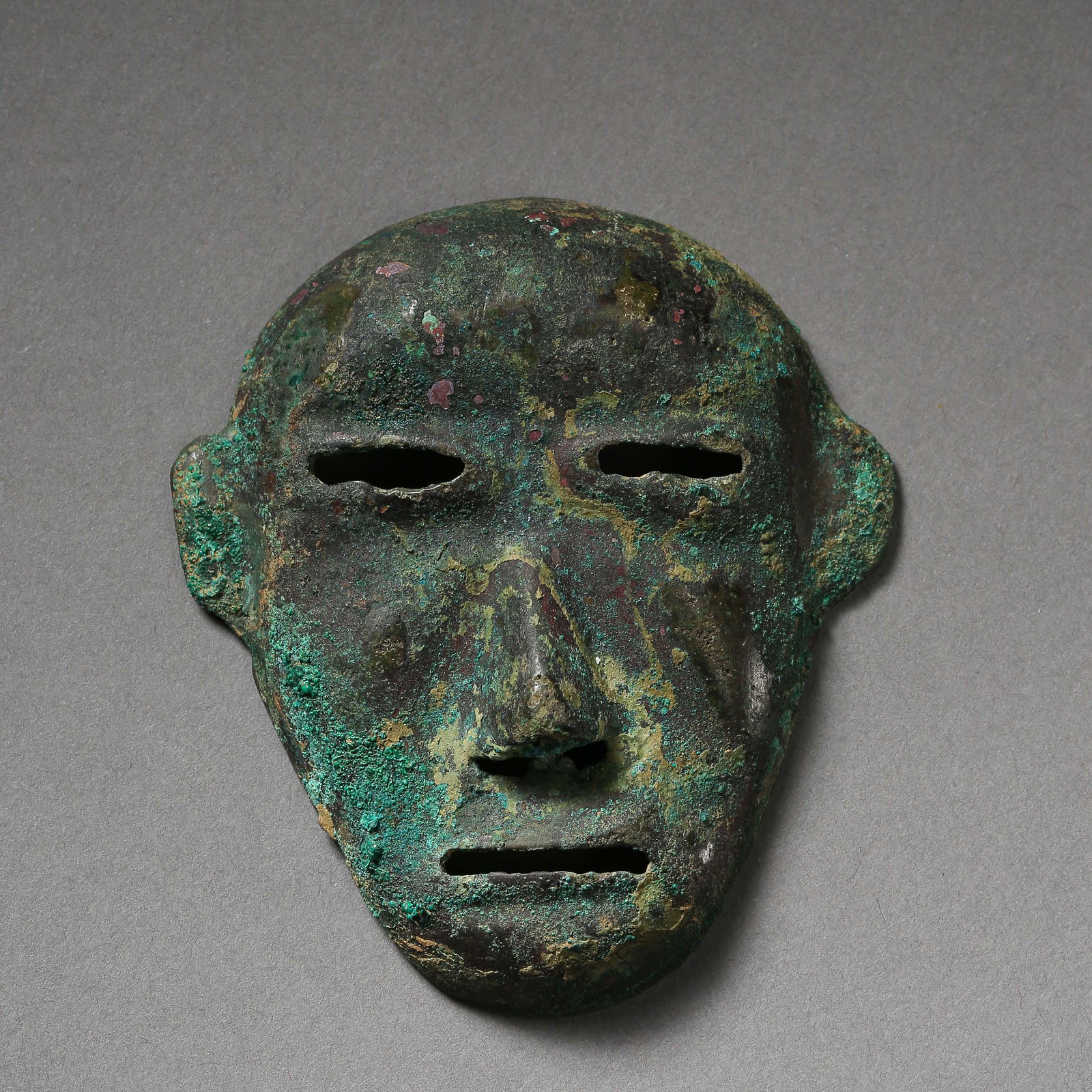 CHINESE ORDOS CULTURE BRONZE MAN MASK (1 of 7)