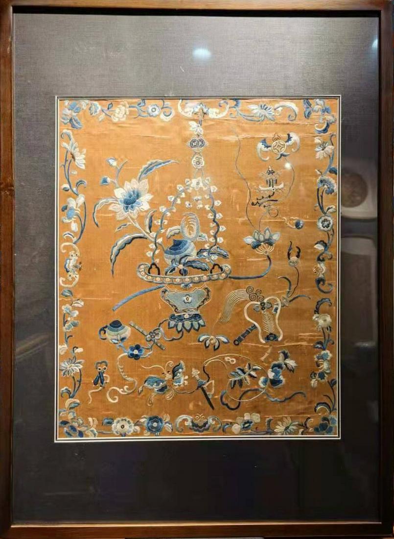 CHINESE TAPESTRY TAPESTRY, QING DYNASTY (1 of 8)