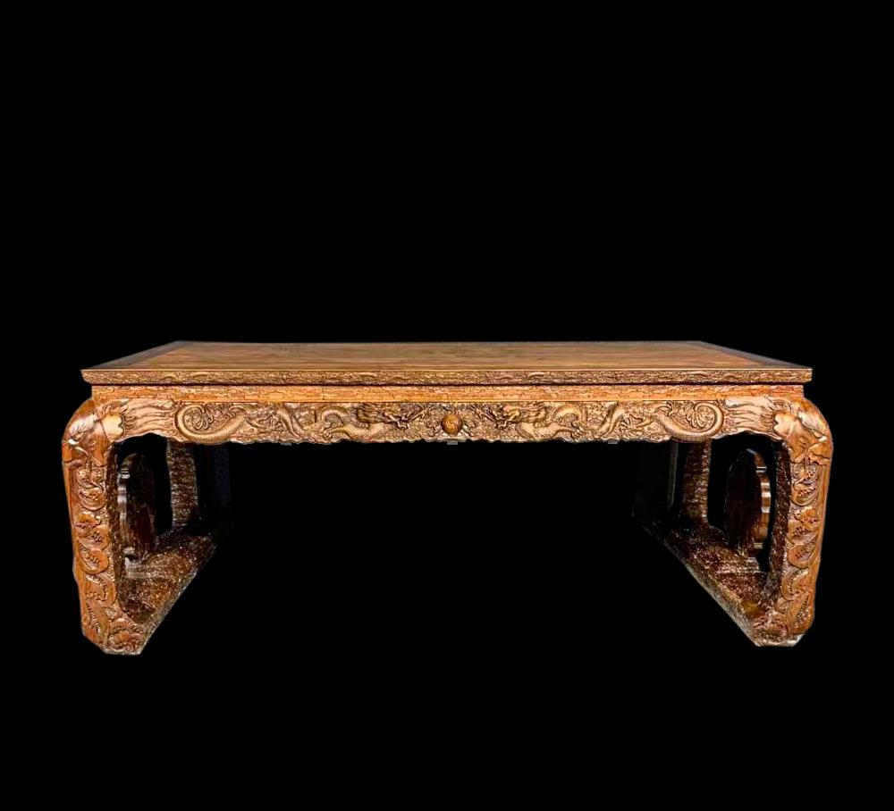 CHINESE YELLOW PEAR WOOD AN, MING DYNASTY (1 of 8)