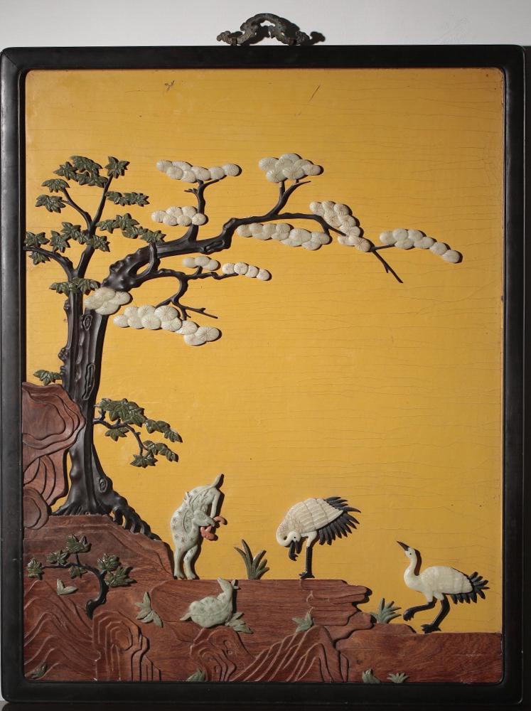 CHINESE DUOBAO HANGING SCREEN, QING DYNASTY (1 of 10)