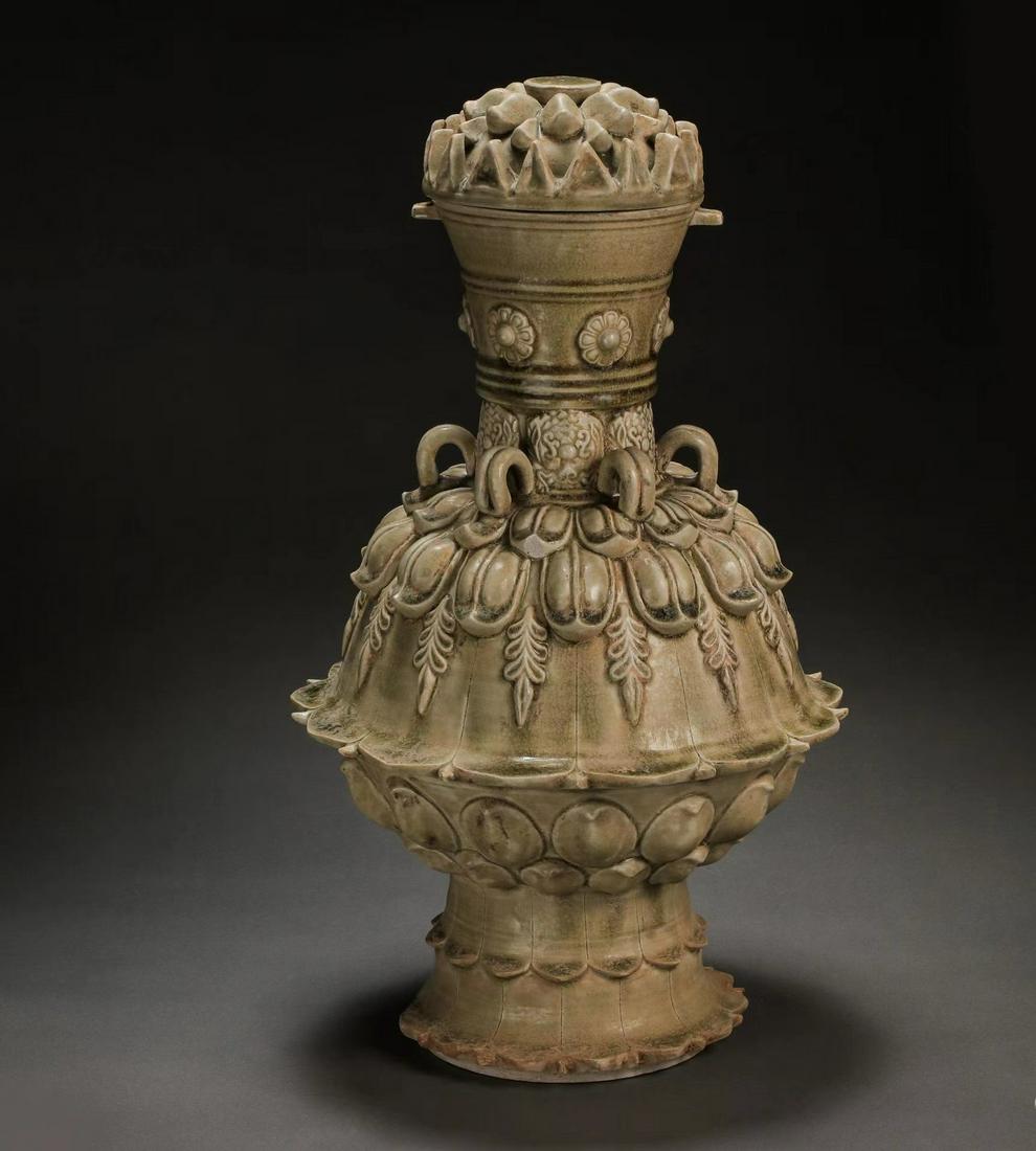 CHINESE CELADON STATUE, TANG DYNASTY (1 of 11)