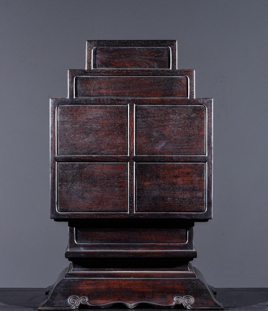 CHINESE ROSEWOOD DRESSING CABINET, QING DYNASTY (1 of 10)