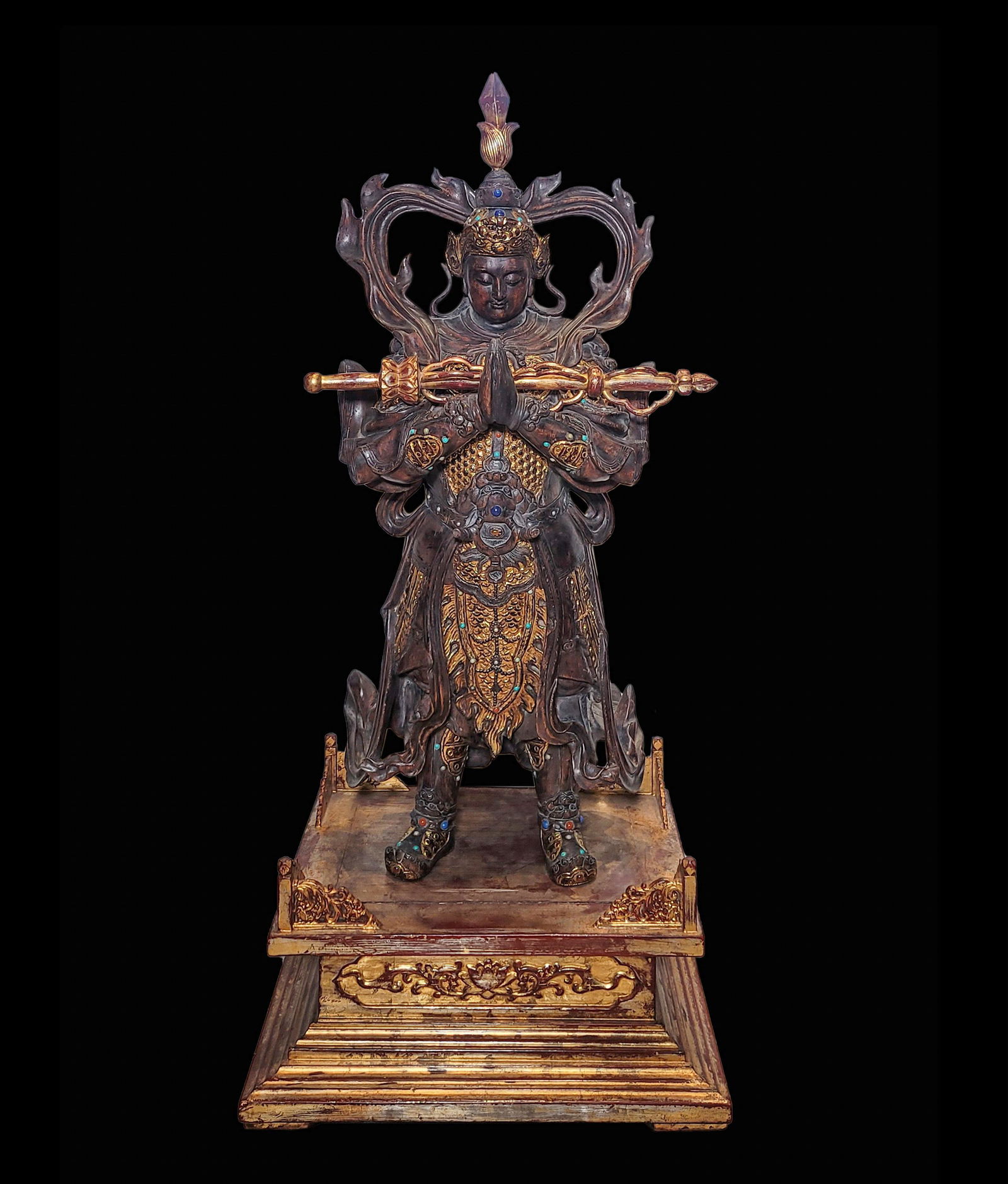 CHINESE AGARWOOD BUDDHA STATUE, QING DYNASTY (1 of 10)