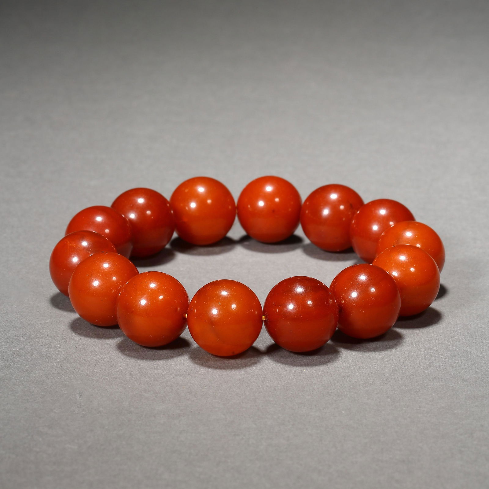 CHINESE QING DYNASTY BEESWAX HAND STRING (1 of 7)