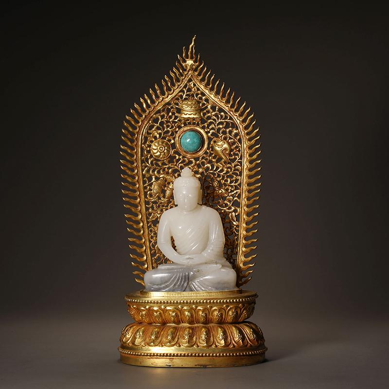 HETIAN JADE BUDDHA, QING DYNASTY (1 of 12)
