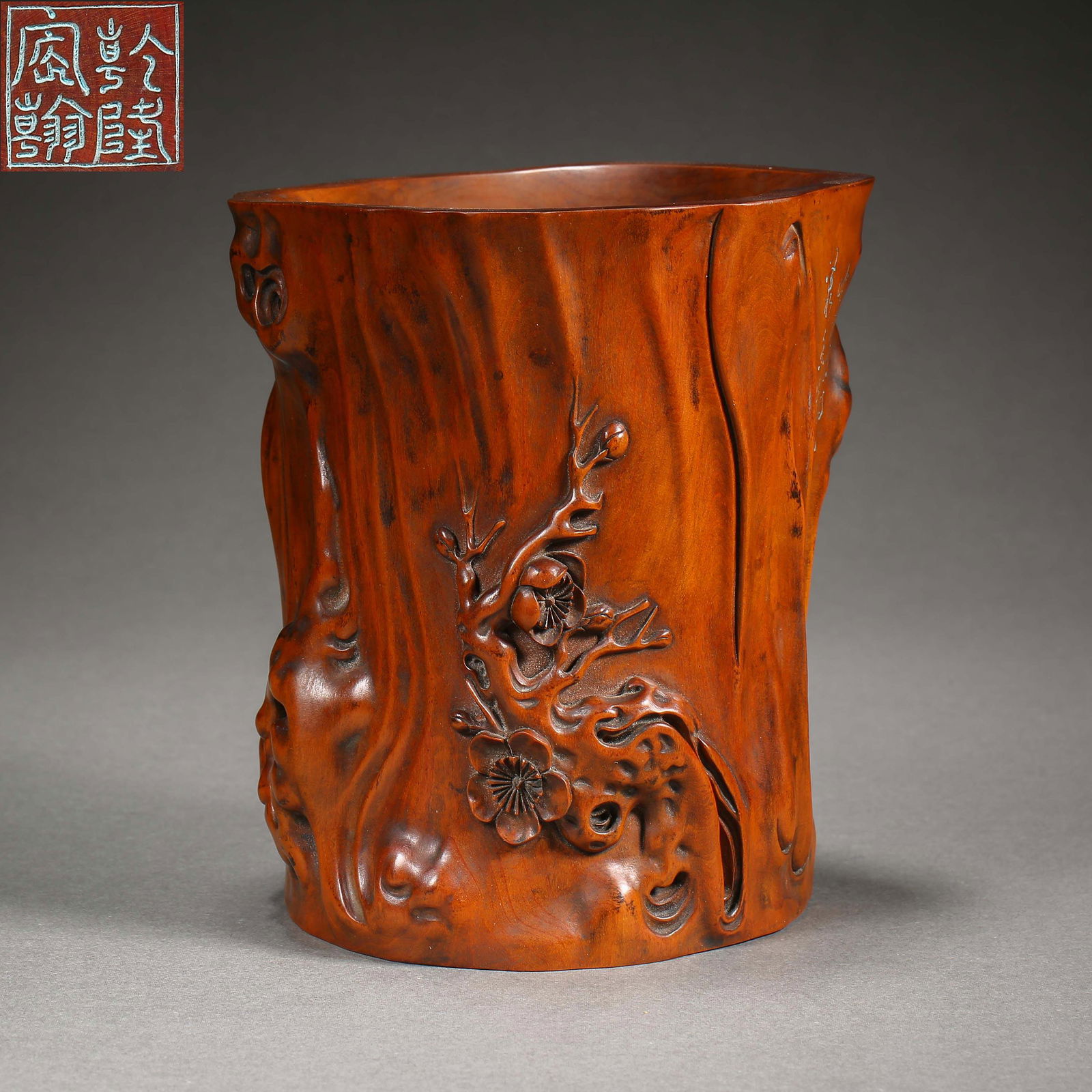 BAMBOO PEN HOLDER, QING DYNASTY, CHINA (1 of 11)