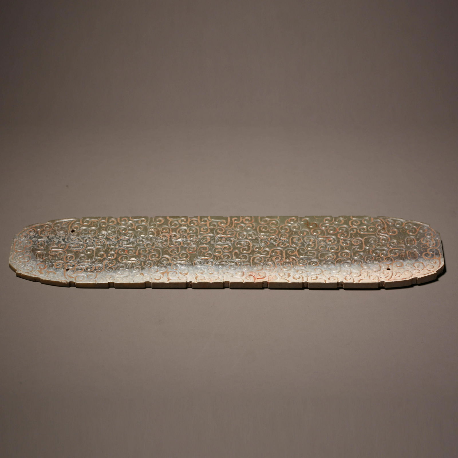 CHINESE HAN DYNASTY HETIAN JADE AXE (1 of 7)