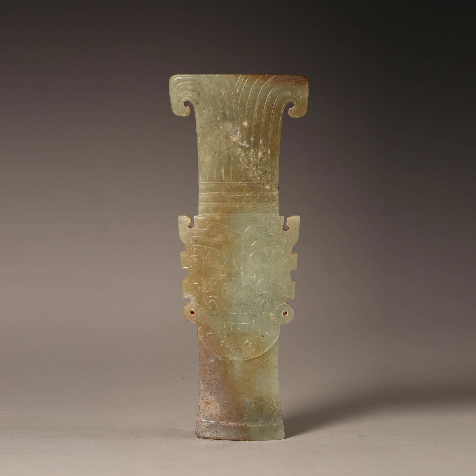 CHINESE HAN DYNASTY HETIAN JADE BEAST (1 of 8)