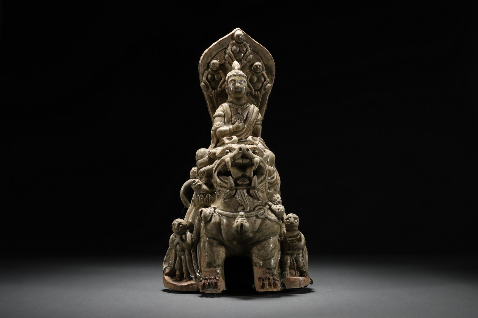 XIANGZHOU WARE PORCELAIN BUDDHA STATUE (1 of 15)