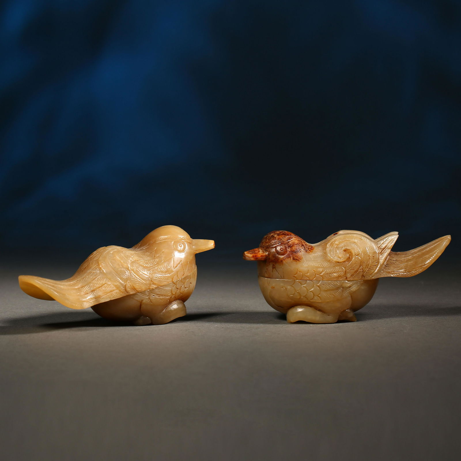 HETIAN JADE MANDARIN DUCK, QING DYNASTY (1 of 7)