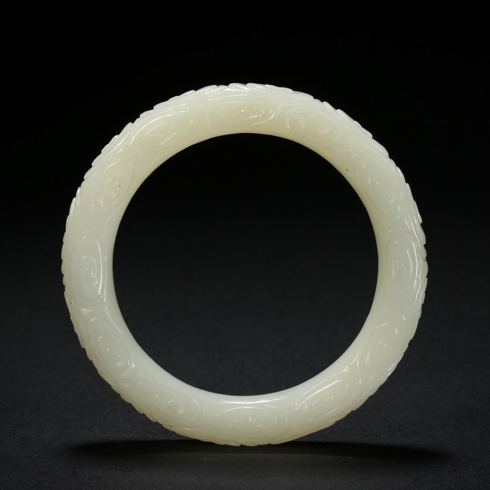 QING DYNASTY HETIAN JADE BRACELET (1 of 7)