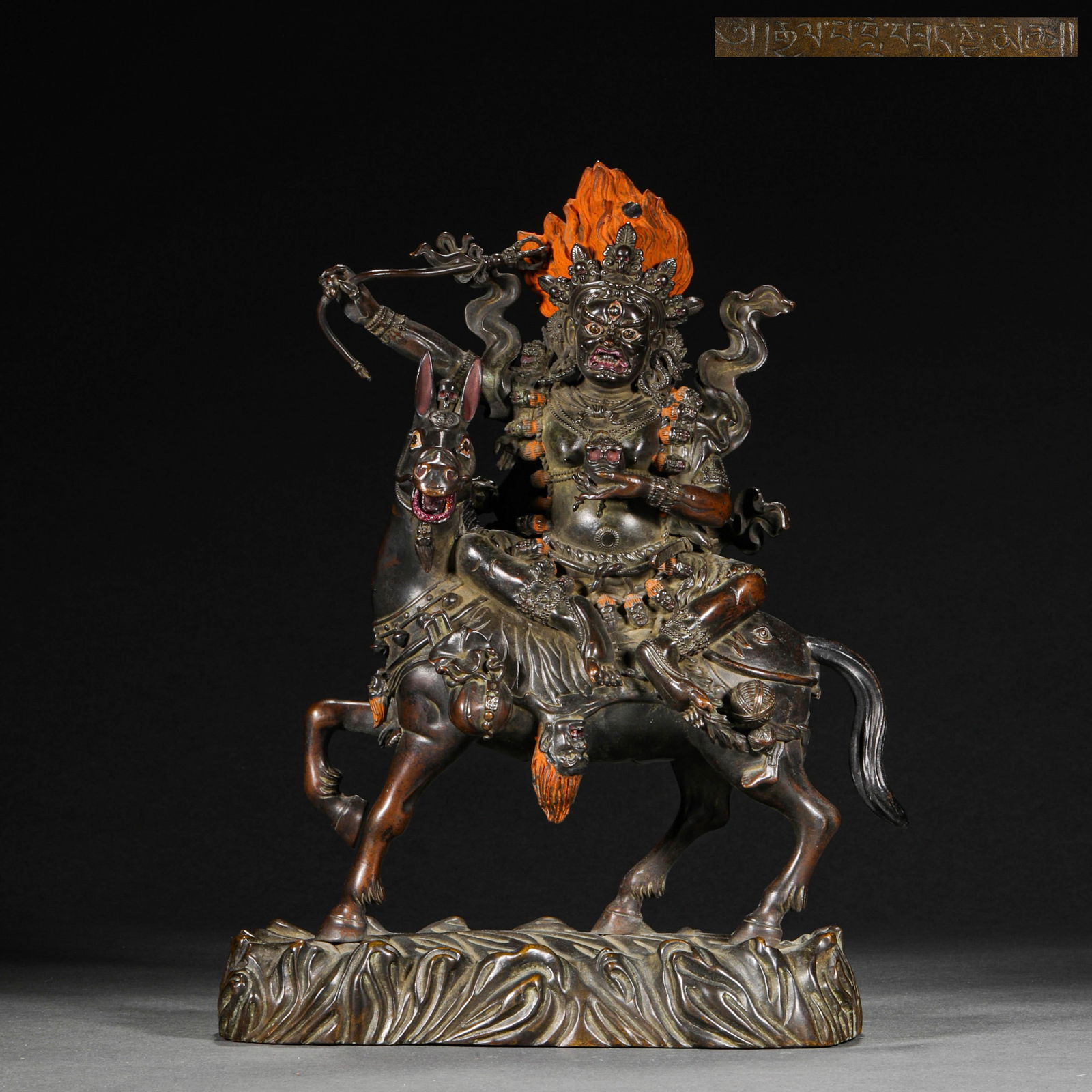 CHINESE QING DYNASTY BRONZE BUDDHA STANDING STATUE (1 of 18)