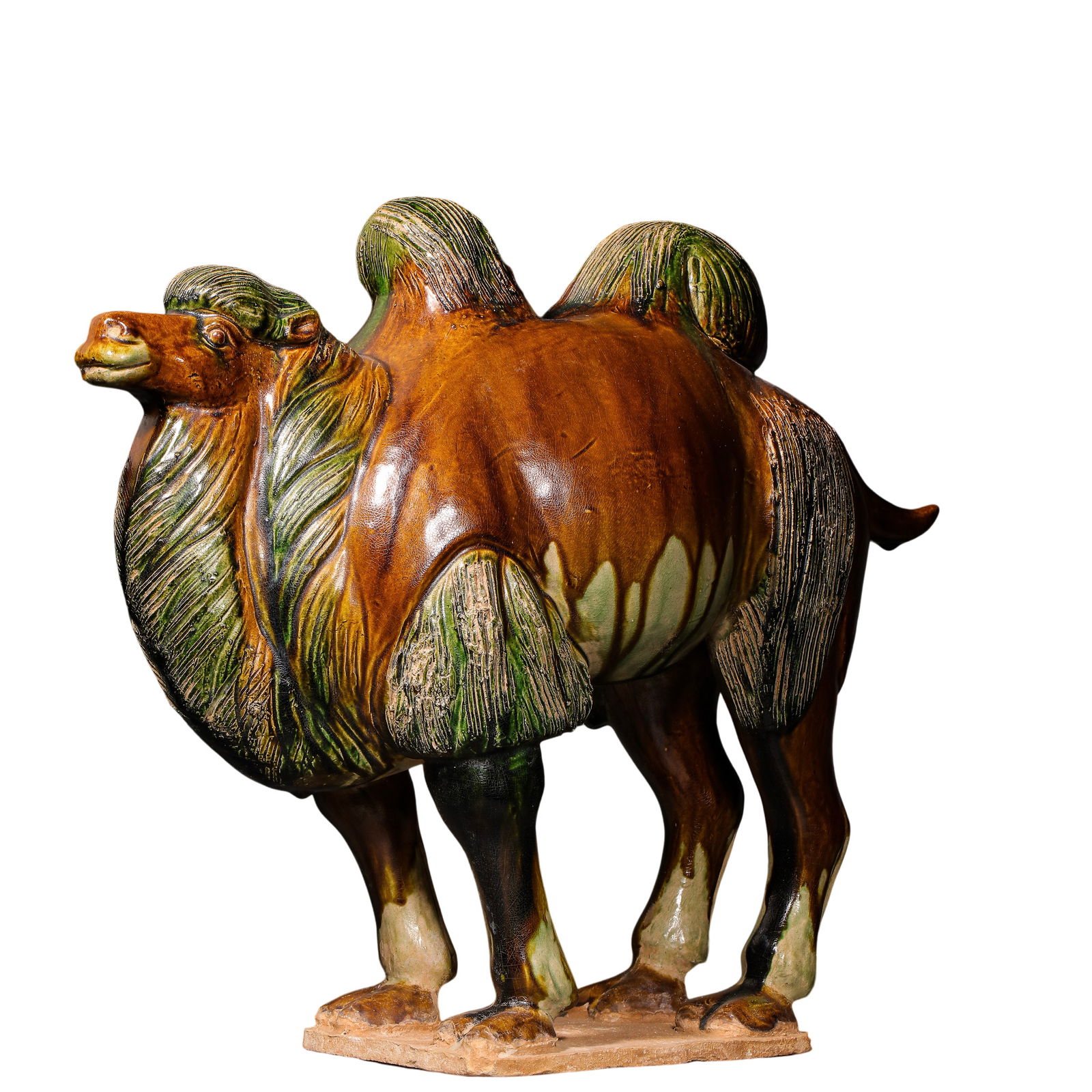 7TH-10TH CENTURY TANG DYNASTY THREE-COLOR CAMEL STATUE (1 of 10)