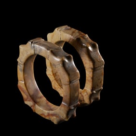 Chinese Neolithic Liangzhu culture jade ring