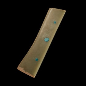 Chinese Neolithic Qijia culture jade knife