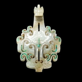 Chinese Han Dynasty jade belt hook