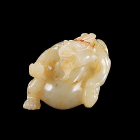 Chinese Han Dynasty jade beast