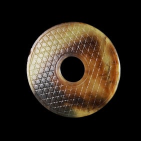 Chinese Han Dynasty jade bi