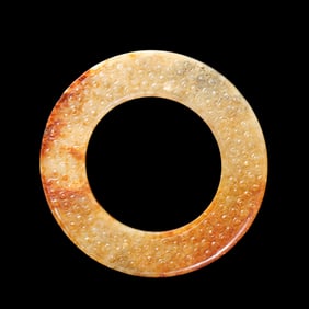 Chinese Han Dynasty jade bi