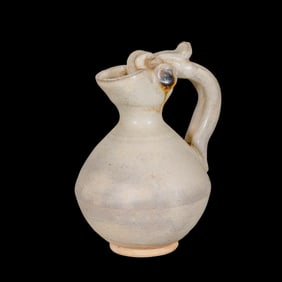 chinese Sui Dynasty Celadon Dotted Ewer