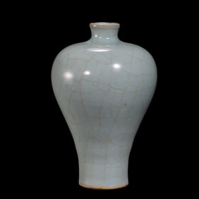 Chinese Song Dynasty Celadon Plum Vase