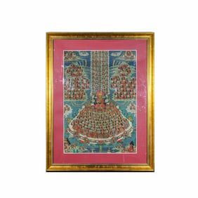 Chinese Qing Dynasty Buddhist Thangka
