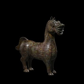 chinese Shang Dynasty bronze horse