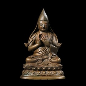Chinese 18th Century Zanabazar Style Bronze Buddha Seated Statue