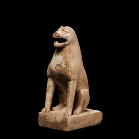 Chinese Tang Dynasty stone lion statue