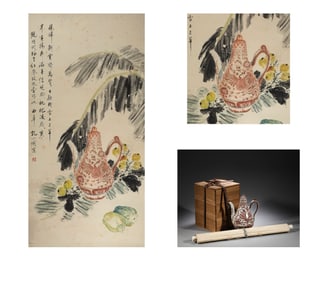 Underglaze red phoenix pattern teapot from Yuan dynasty, china