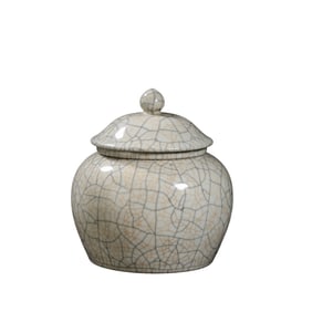 Chinese Ming Dynasty Chenghua period imitation brother glaze lidded jar