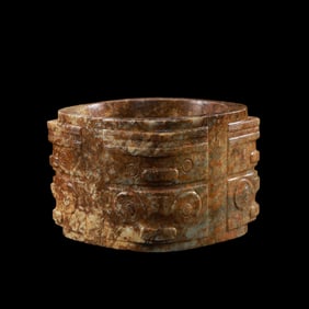 Jade cong from Liangzhu culture of China during the Neolithic period of China