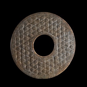 Jade bi from Han Dynasty of China
