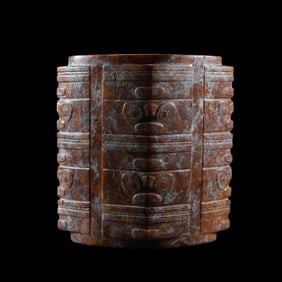 Jade cong from Liangzhu culture of China during the Neolithic period of China