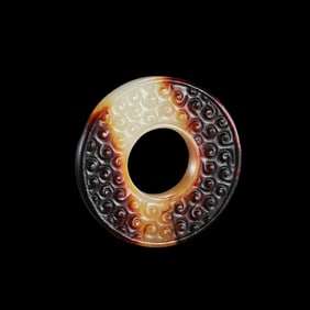 Jade bi from Han Dynasty of China