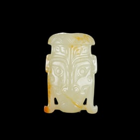 Jade from Longshan culture of China Human physiognomy