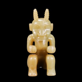 Chinese Western Zhou Dynasty jade figure