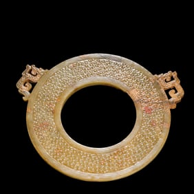 Chinese Han Dynasty jade bi