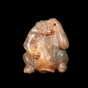 Chinese Han Dynasty jade bear