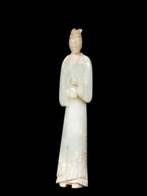 Chinese Han Dynasty jade figure