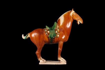 chinese Tang Dynasty Tricolor Horse