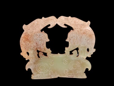 Chinese Neolithic Shijiahe Culture Jade Phoenix Pendant