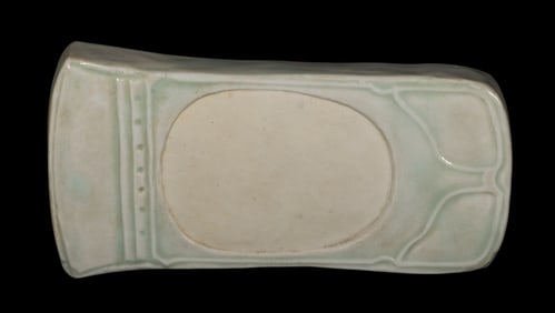 Green glazed inkstone from the Hutian ware, Southern Song Dynasty, China