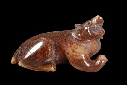 Jade beast from the Han Dynasty, China